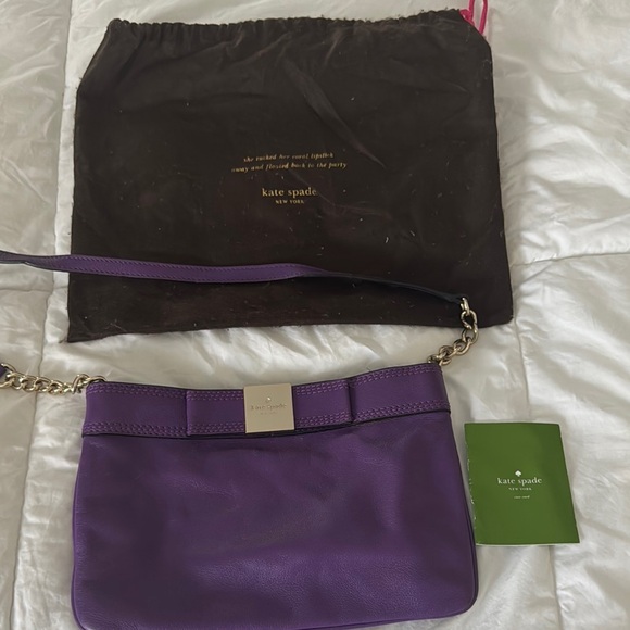 Kate Spade Purple Crossbody Bag with Bow Detail - Picture 7 of 8